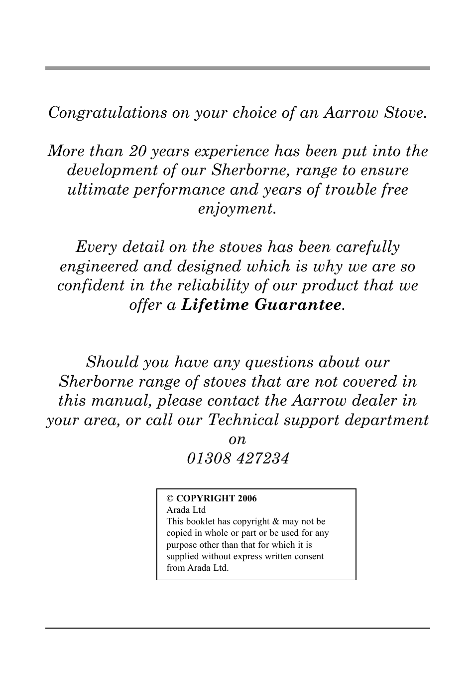 Aarrow Fires Sherborne Wood & Multifuel Stoves User Manual | Page 2 / 32