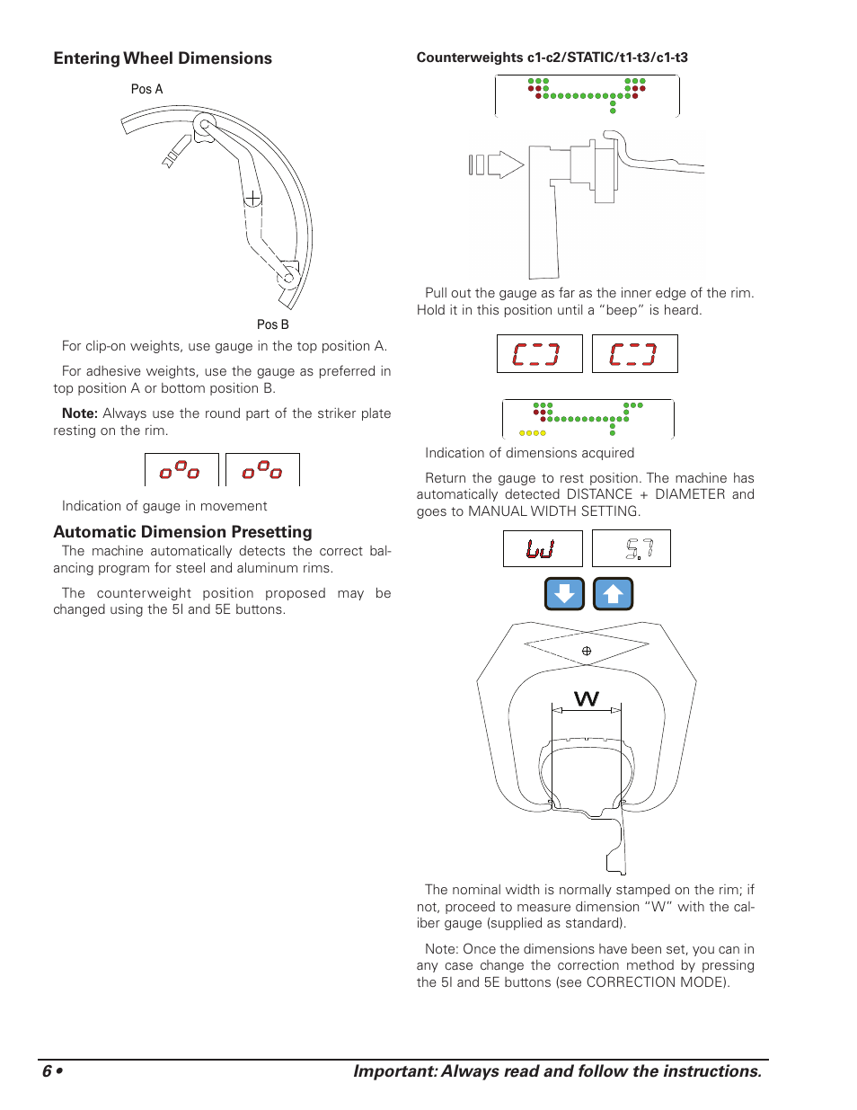 COATS 1175 Series Balancer User Manual | Page 12 / 24