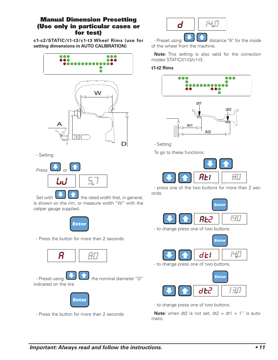 COATS 1175 Series Balancer User Manual | Page 17 / 24
