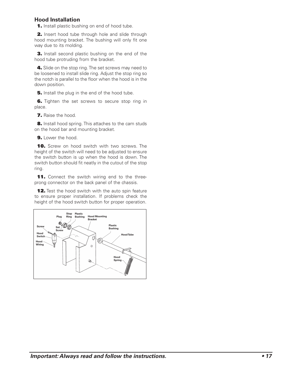 COATS 1175 Series Balancer User Manual | Page 23 / 24