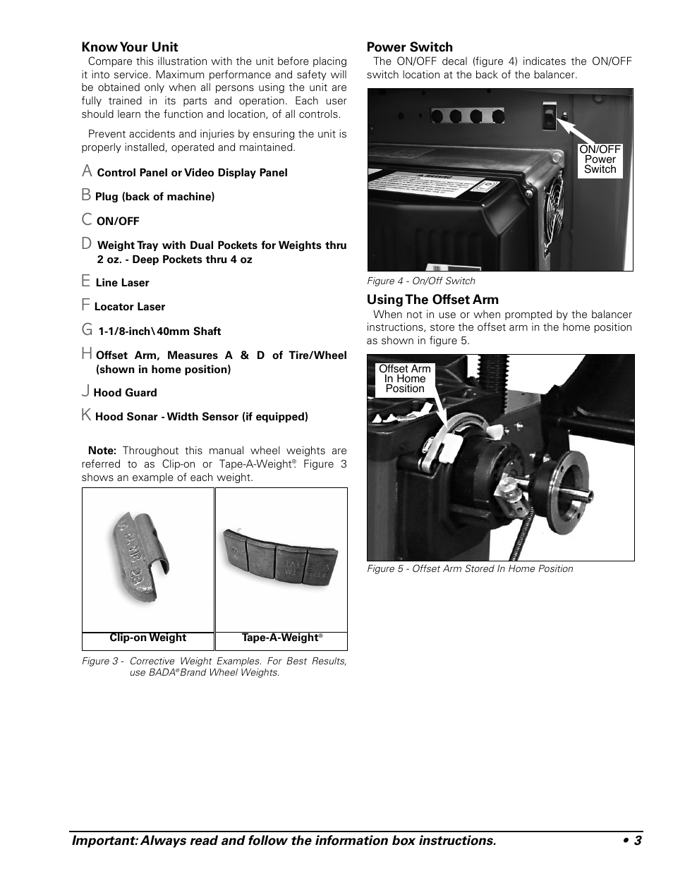 COATS 1250 Series Balancer User Manual | Page 9 / 28