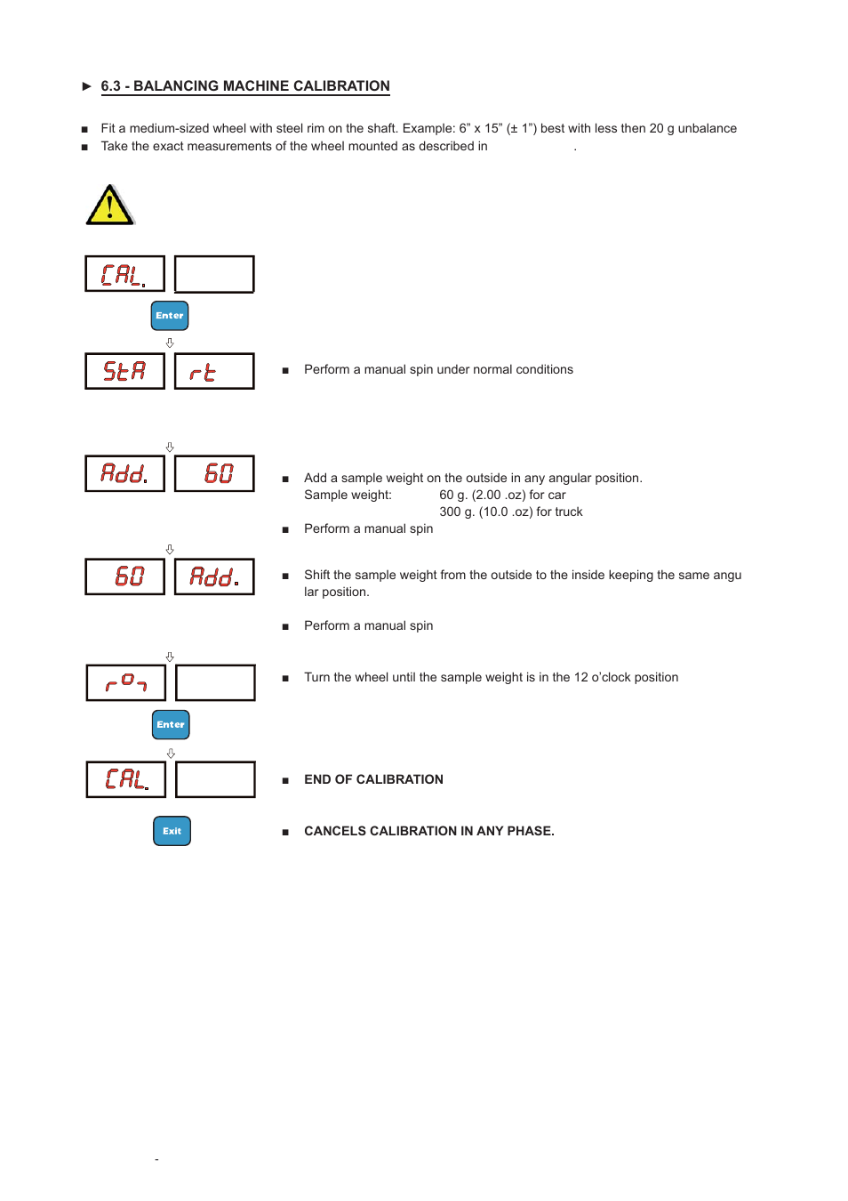 COATS 6275HS Truck Wheel Balancer User Manual | Page 15 / 18