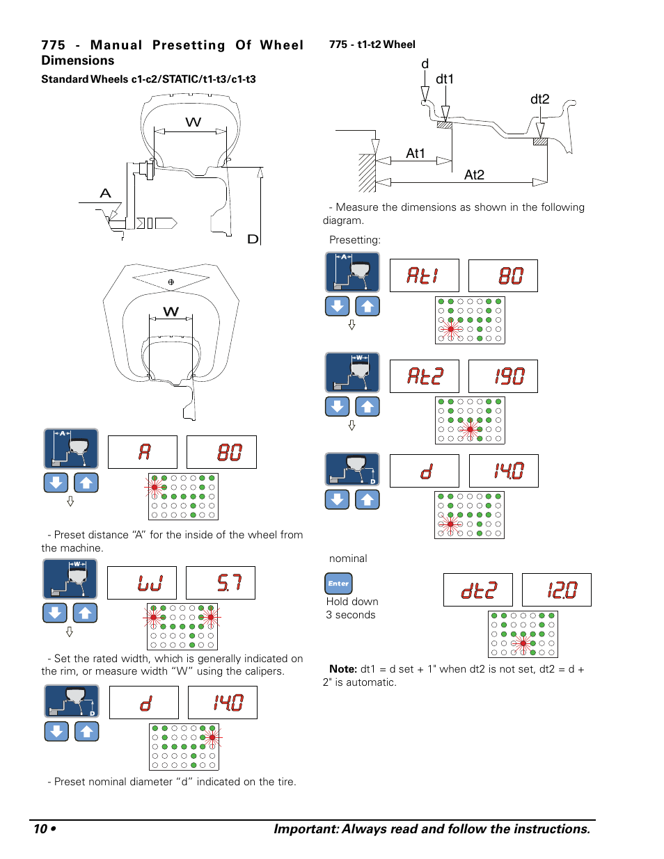 COATS 875 Series Balancer User Manual | Page 16 / 28