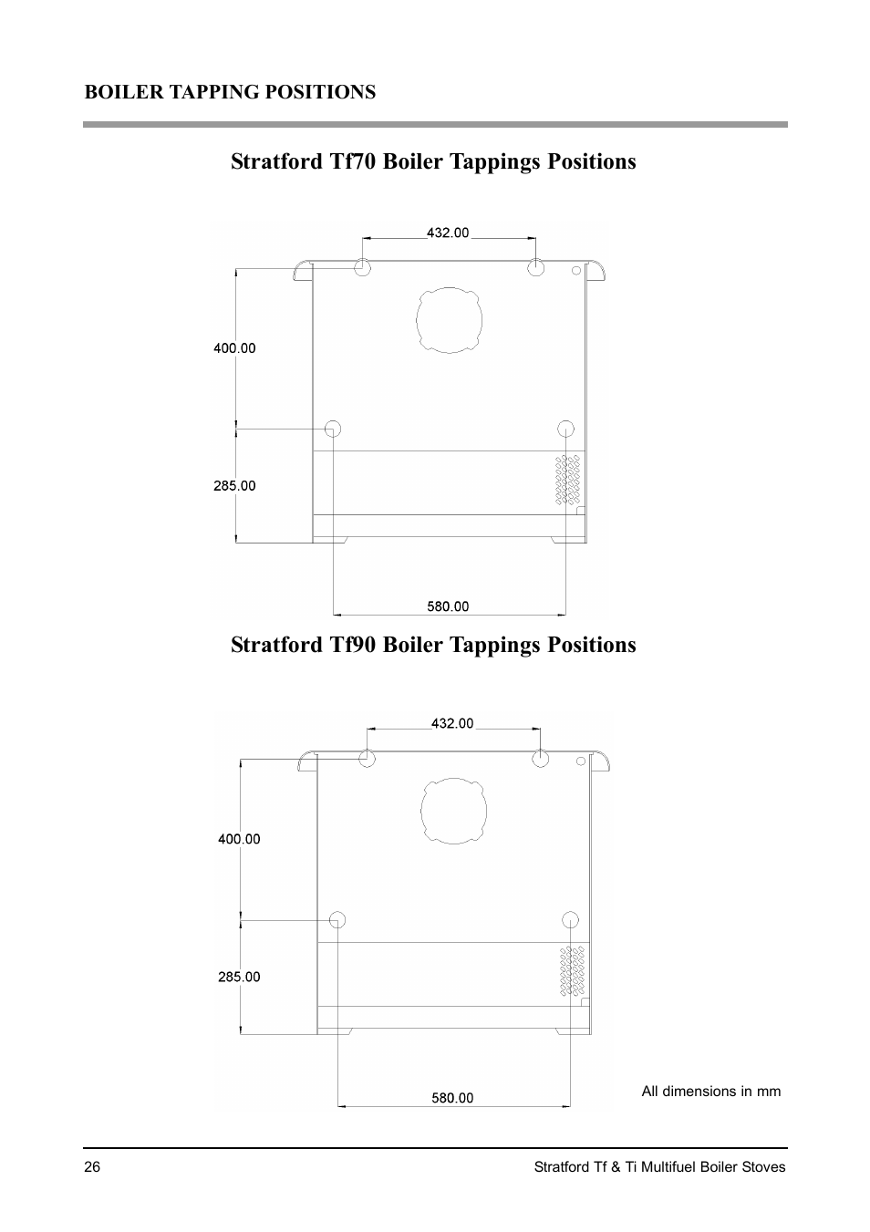 Aarrow Fires Stratford Ti User Manual | Page 26 / 36