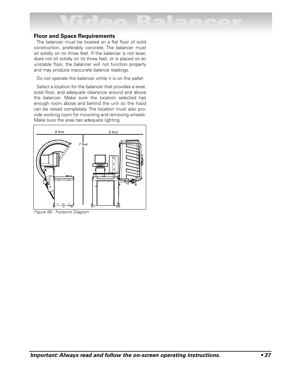 Video balancer | COATS Series XR 1800 Balancer User Manual | Page 43 / 48