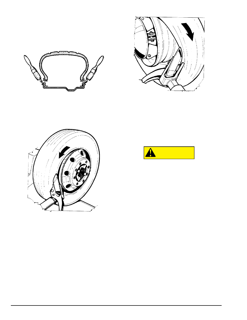 Caution | COATS 9500R Electro-Hydraulic Tire Changer User Manual | Page 12 / 24