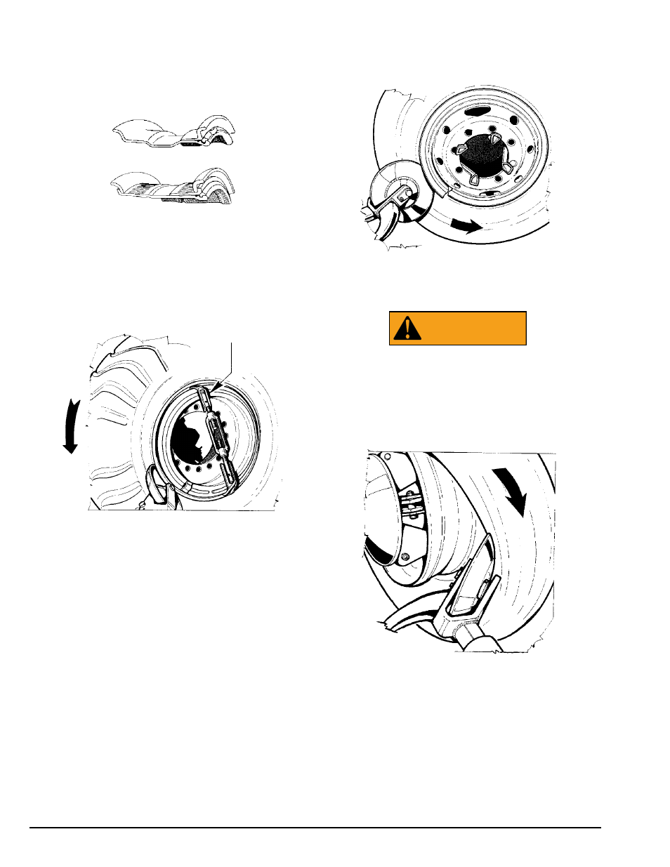 Warning | COATS 9500R Electro-Hydraulic Tire Changer User Manual | Page 18 / 24