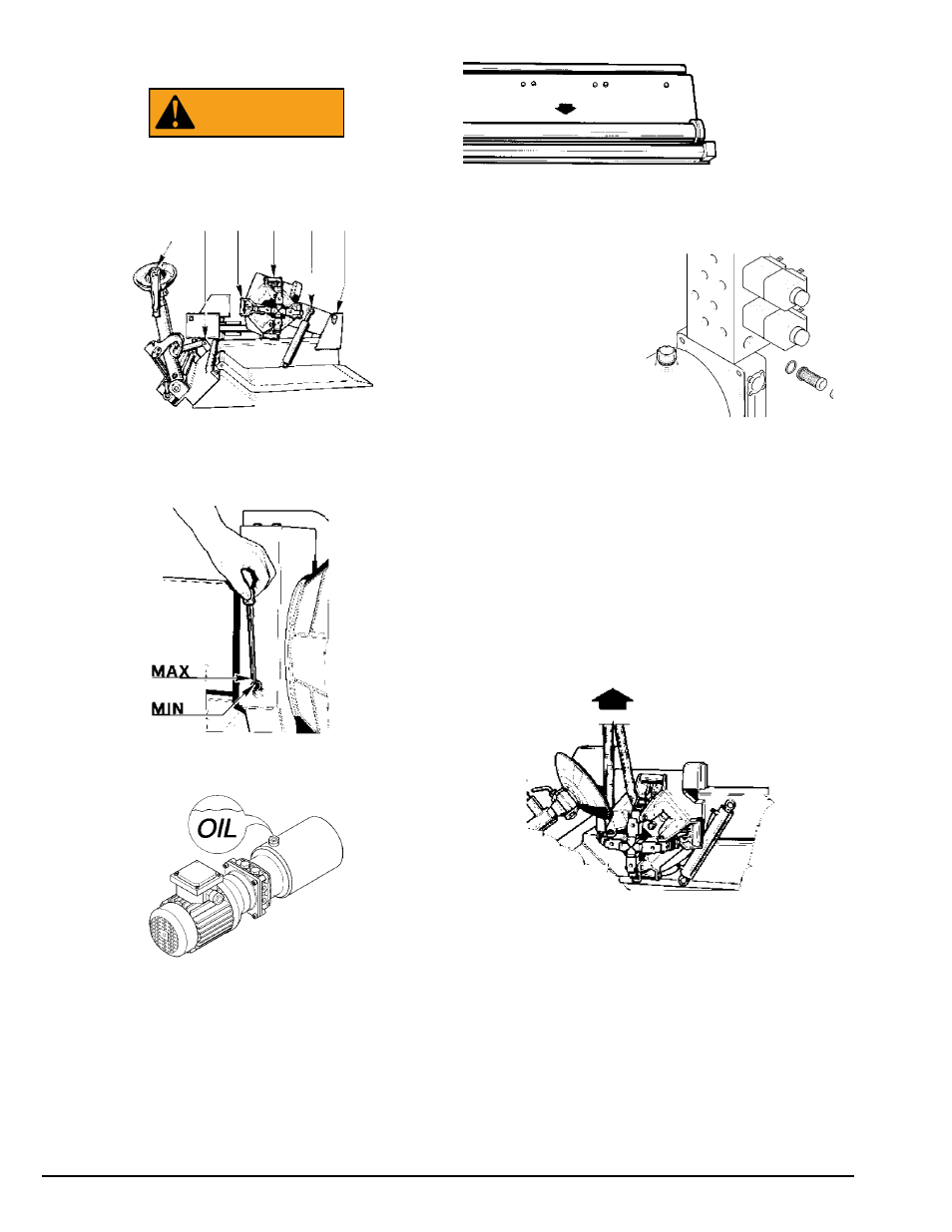 Warning, 0 maintenance, 0 moving the machine | 0 storing the machine | COATS 9500R Electro-Hydraulic Tire Changer User Manual | Page 22 / 24