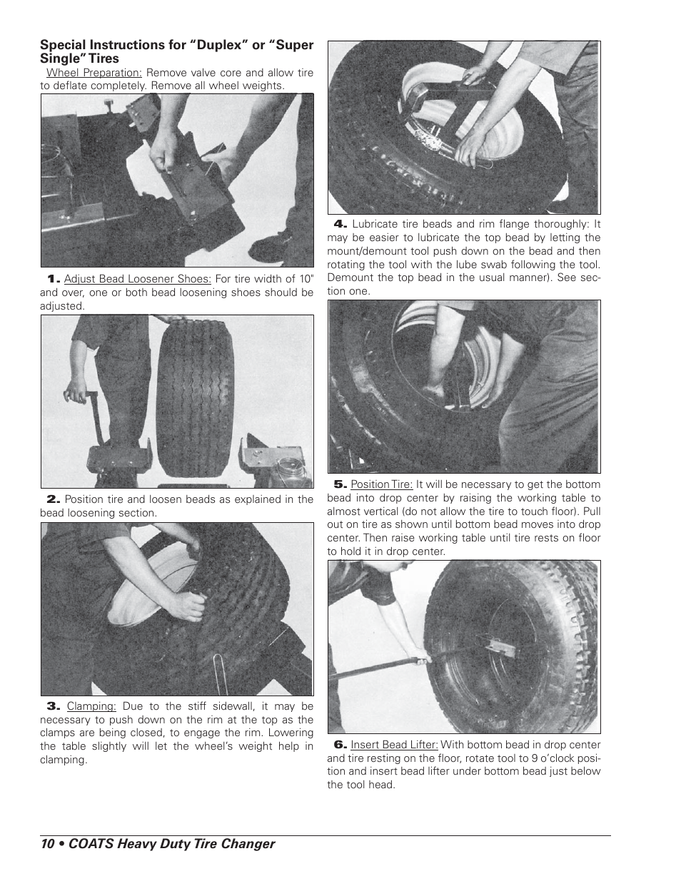 COATS HIT 6000 Truck Tire Changer User Manual | Page 12 / 16