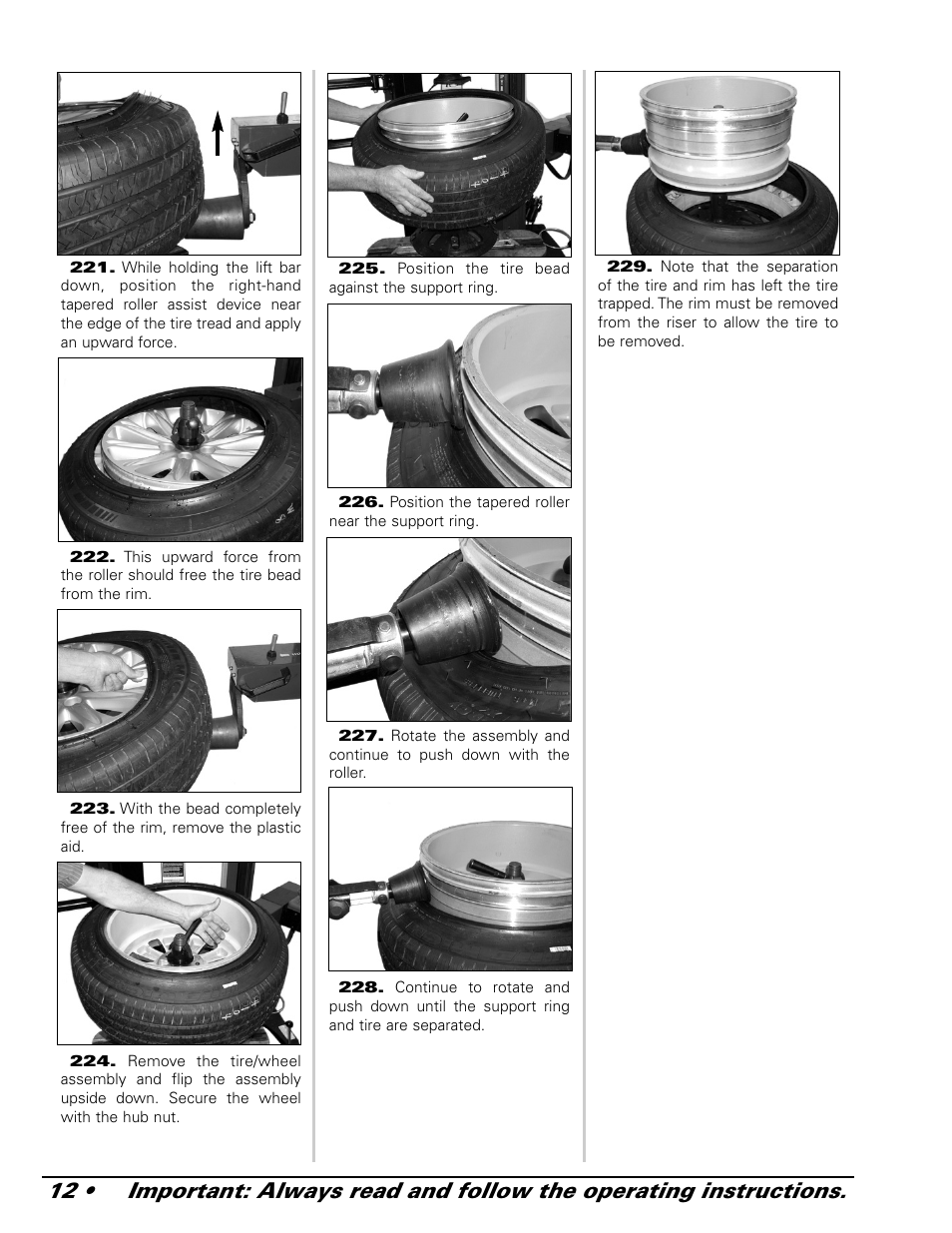 COATS 9024 E-PAX and 9024E PAX Adapter User Manual | Page 12 / 24