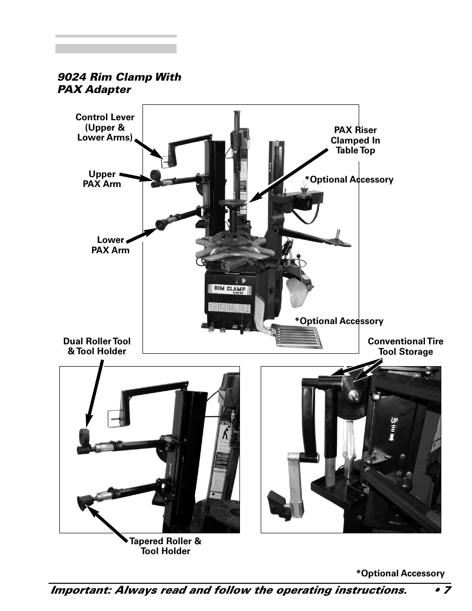 COATS 9024 E-PAX and 9024E PAX Adapter User Manual | Page 7 / 24