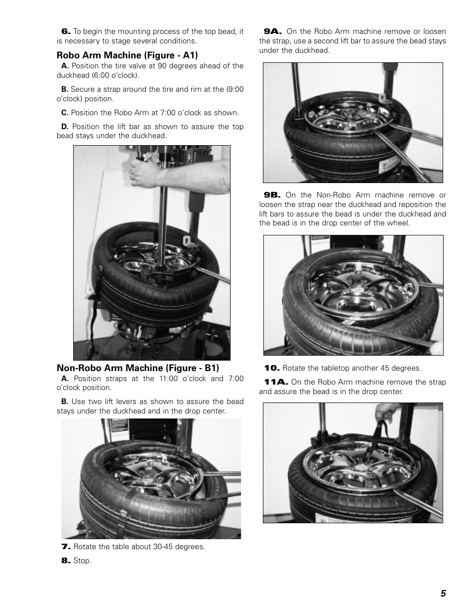 COATS Demounting & Mounting Toyota Tire/Wheel User Manual | Page 5 / 8