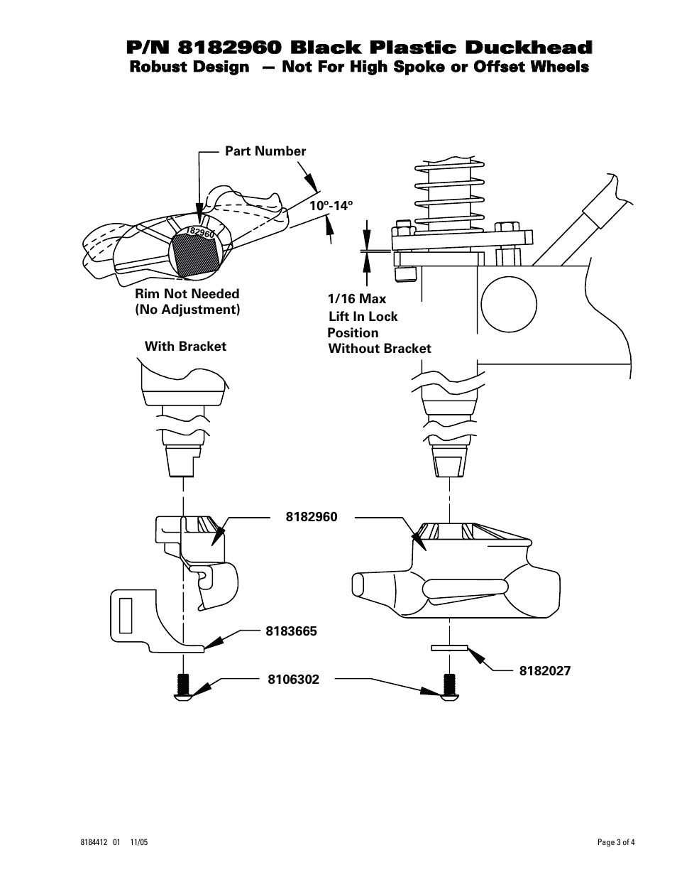 COATS Duckhead Styles and Fitment User Manual | Page 3 / 4