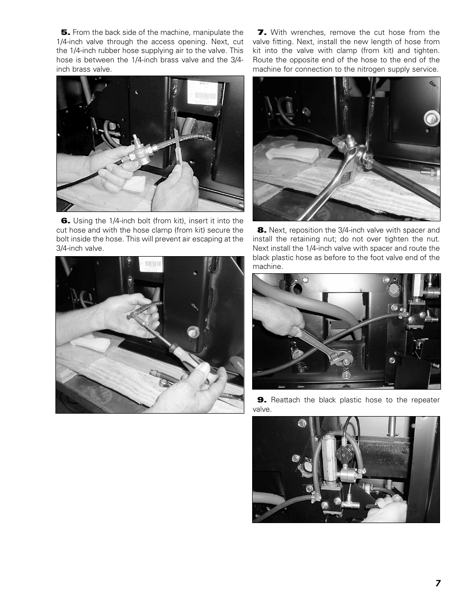 COATS Kit 8184553, Nitrogen Inflation System User Manual | Page 7 / 8