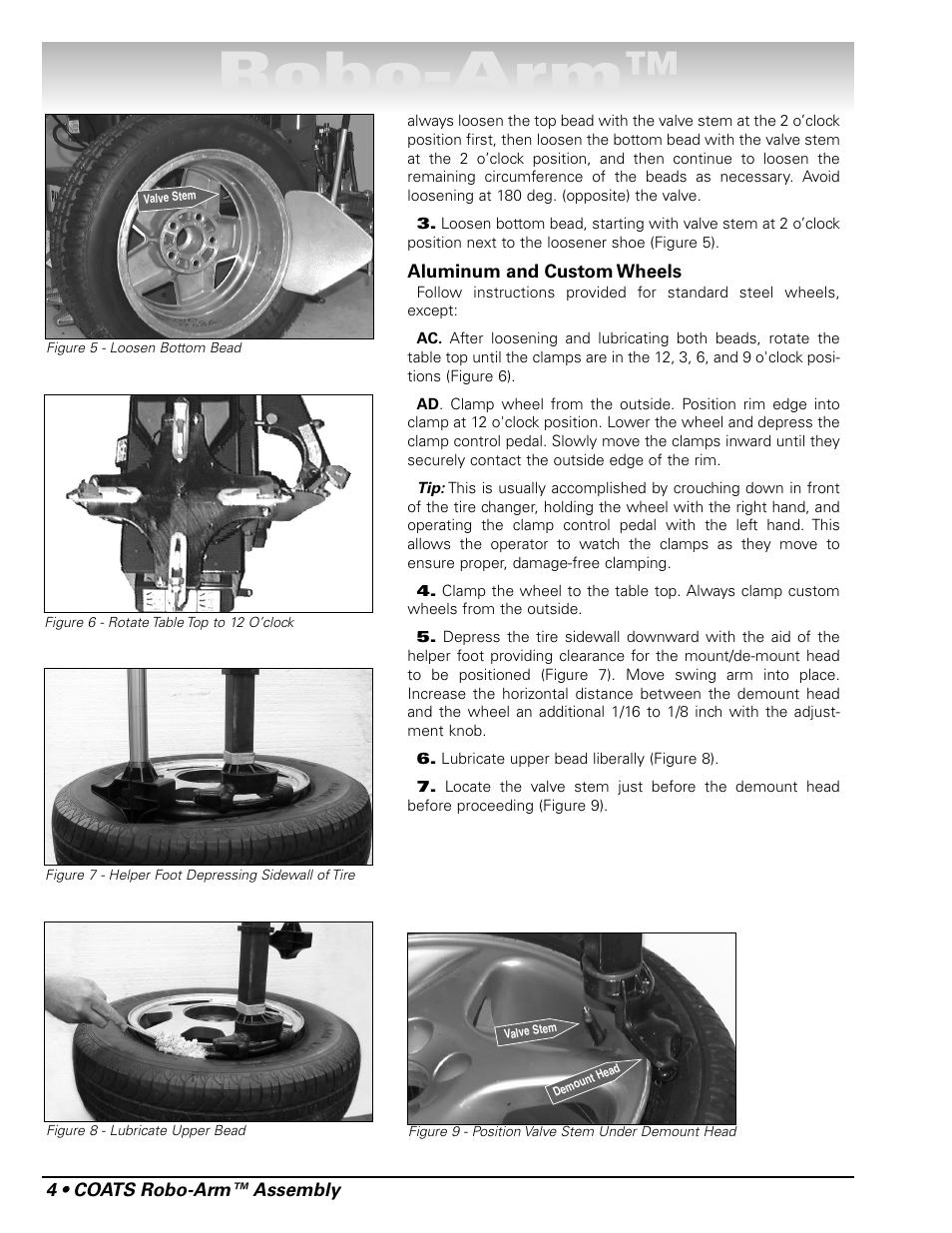 Robo-arm | COATS Kit 85009943 Robo-Arm and Accessory Kits User Manual | Page 4 / 8
