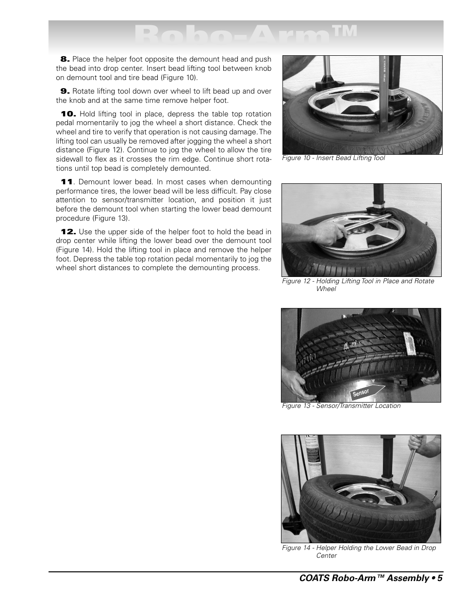 Robo-arm | COATS Kit 85009943 Robo-Arm and Accessory Kits User Manual | Page 5 / 8