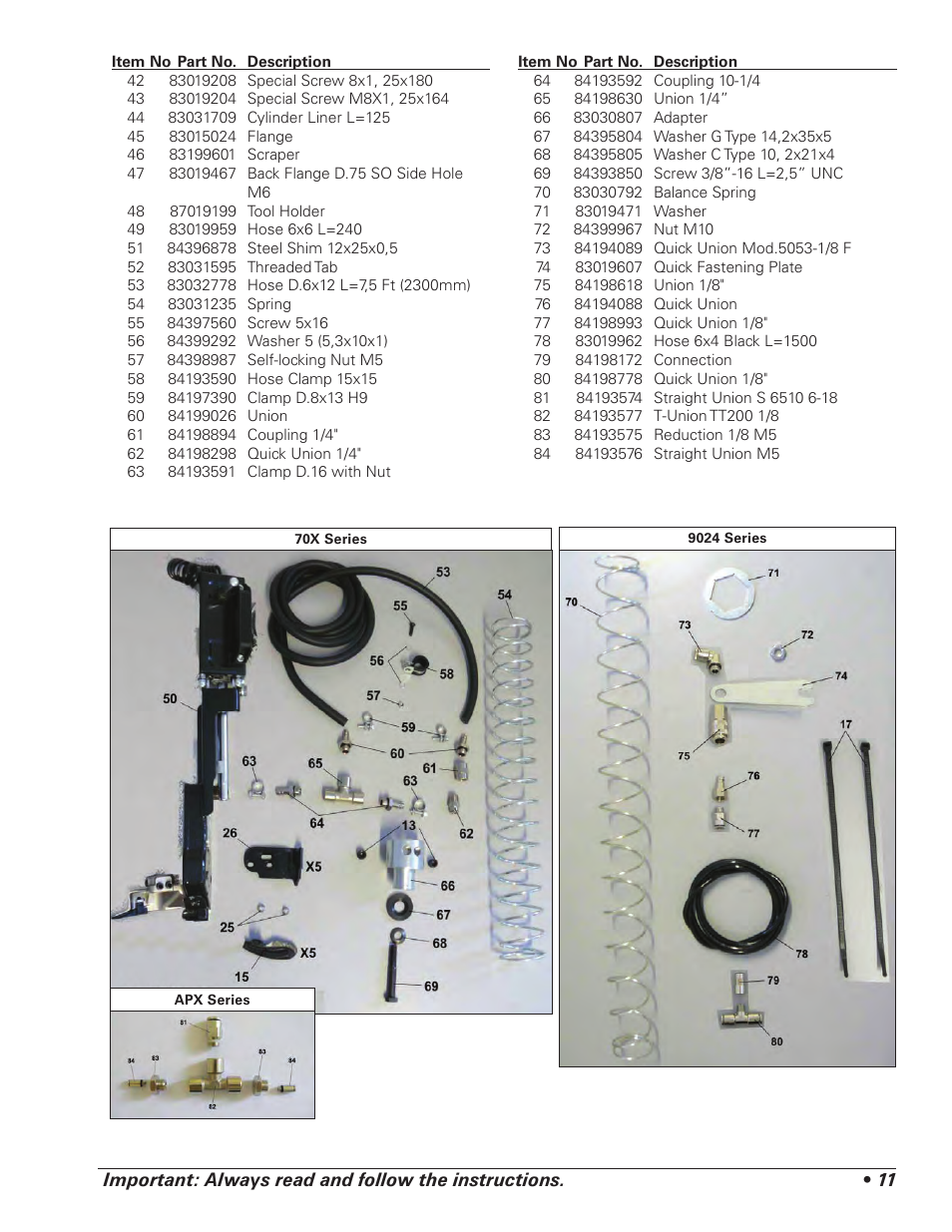 COATS Kit 85606689 Leverless Bead Lifter User Manual | Page 11 / 12