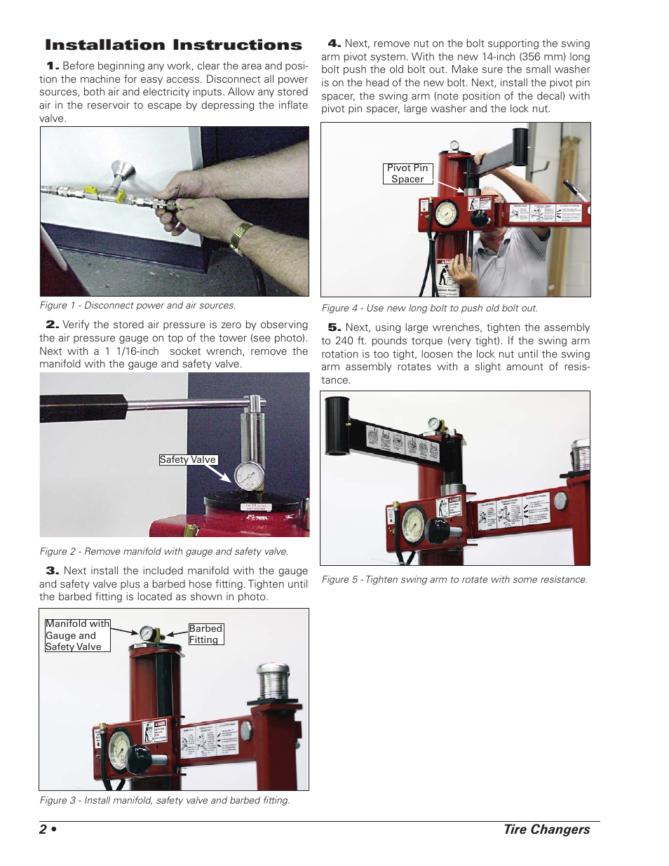 Installation instructions | COATS Kit 8560761701 Robo-Arm LR User Manual | Page 2 / 12