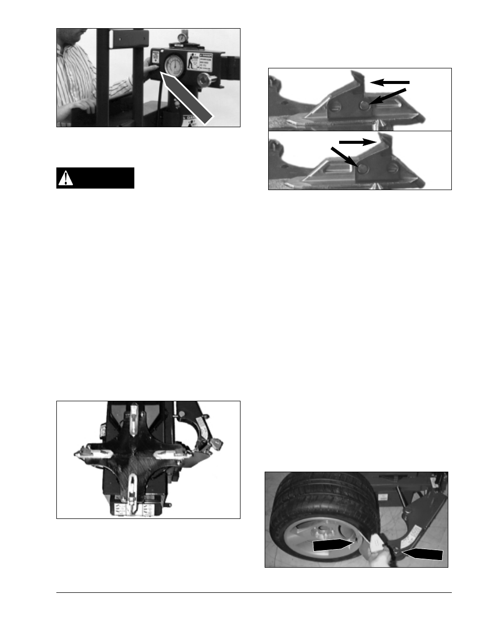 Caution | COATS 6050 A/E/AX/EX Tire Changer User Manual | Page 11 / 20