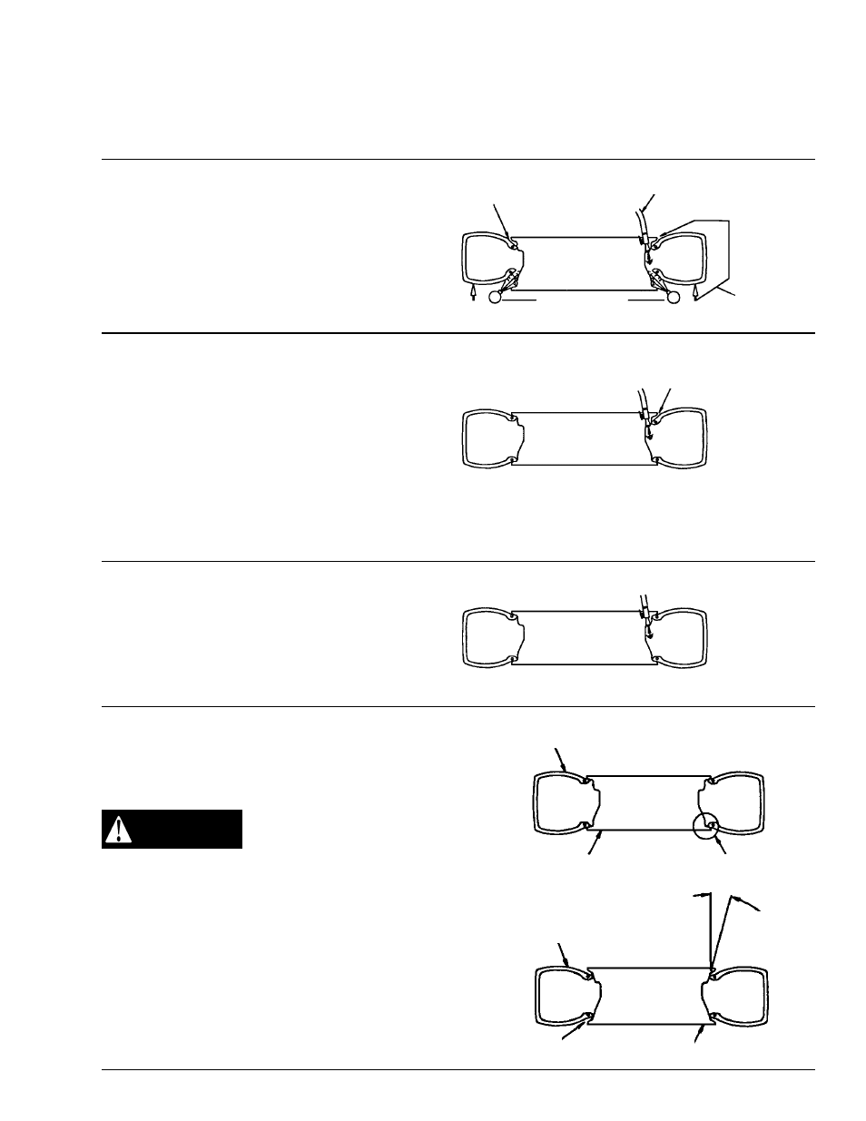 Danger, Stages of inflation | COATS 6050 A/E/AX/EX Tire Changer User Manual | Page 15 / 20