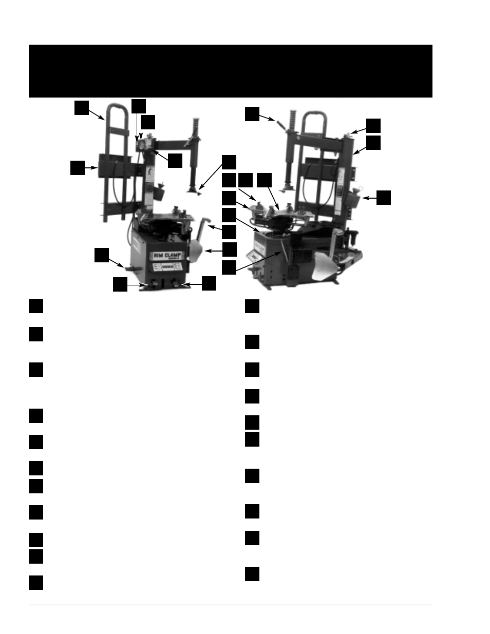 COATS 6050 A/E/AX/EX Tire Changer User Manual | Page 4 / 20