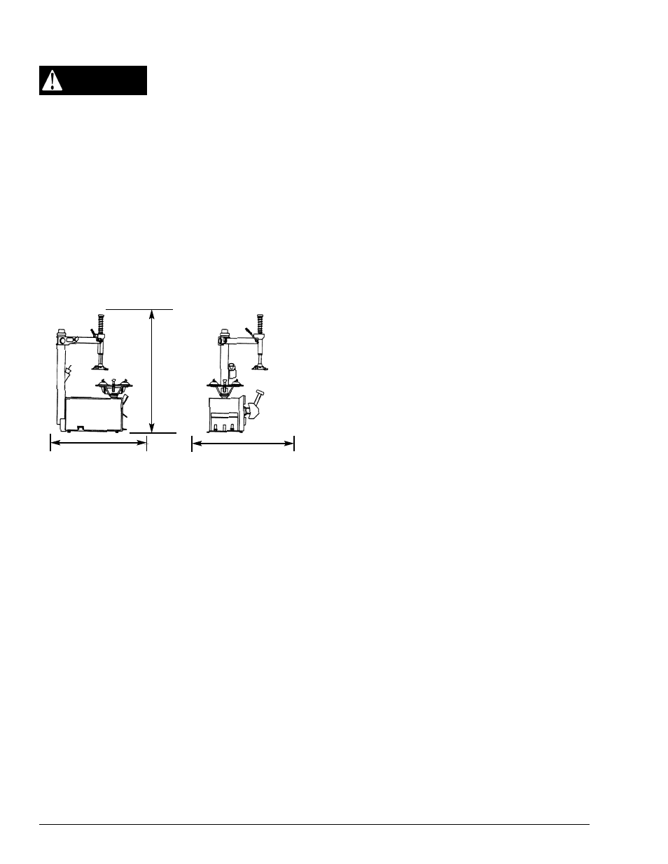 Caution | COATS 6060 AX/EX Tire Changer User Manual | Page 18 / 20