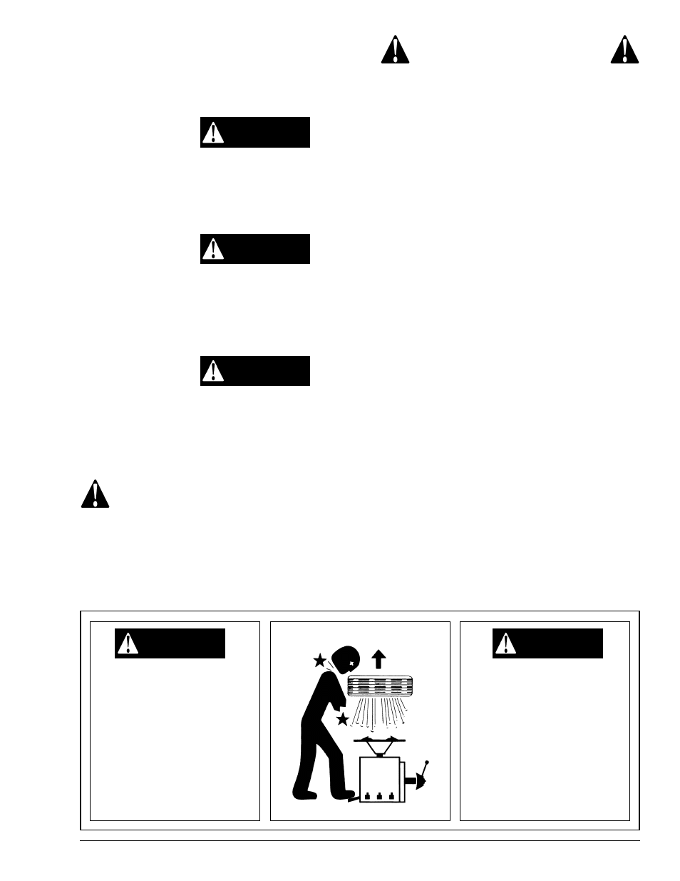 Danger warning caution danger danger | COATS 6060 AX/EX Tire Changer User Manual | Page 3 / 20