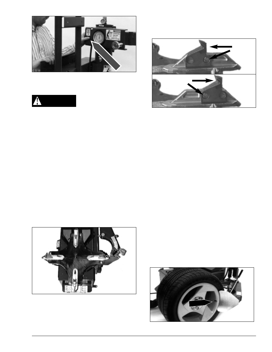 Caution | COATS 6065 A/E/AX/EX Tire Changer User Manual | Page 11 / 20