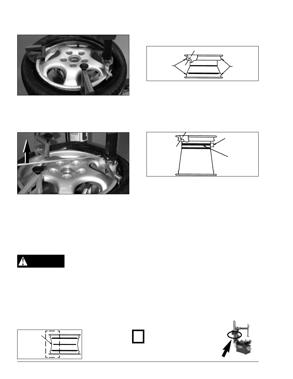 Caution | COATS 6065 A/E/AX/EX Tire Changer User Manual | Page 14 / 20