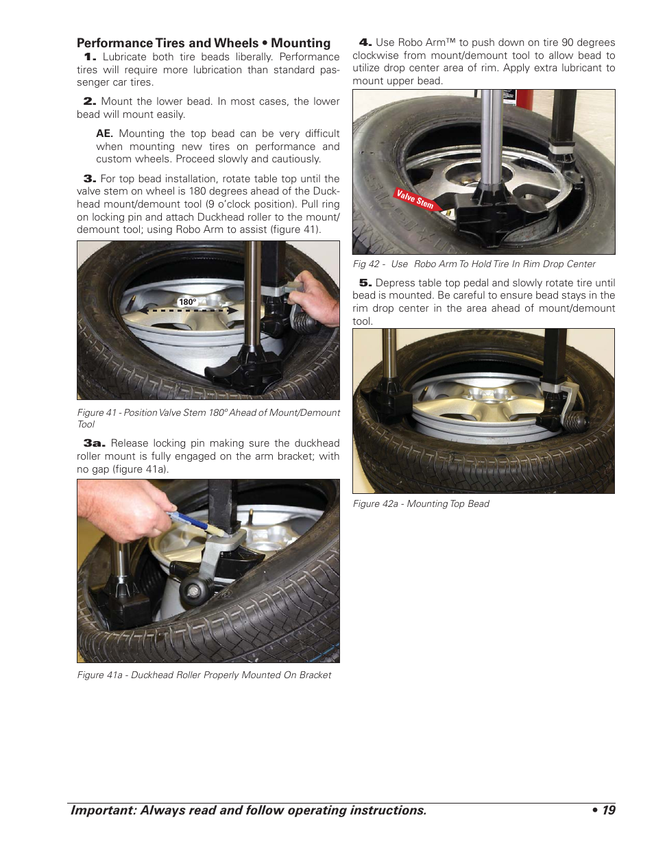 COATS 7xxx Series Tire Changer User Manual | Page 23 / 32