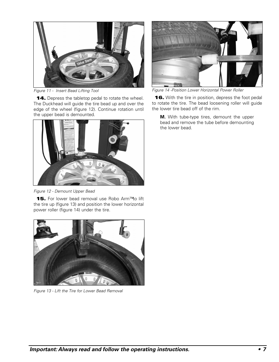 COATS APX Rim Clamp Tire Changer User Manual | Page 11 / 28