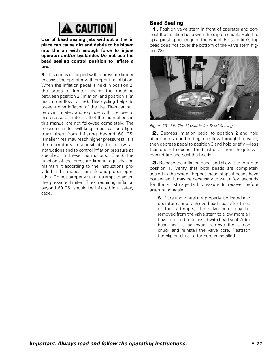 COATS APX Rim Clamp Tire Changer User Manual | Page 15 / 28