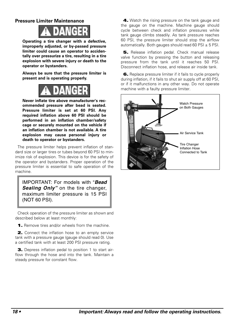 COATS APX Rim Clamp Tire Changer User Manual | Page 22 / 28