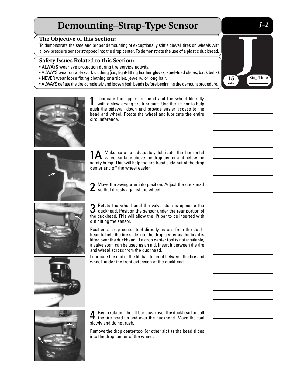 Demounting–strap-type sensor | COATS Extended Mobility (EMT) RunFlat Tires User Manual | Page 33 / 48