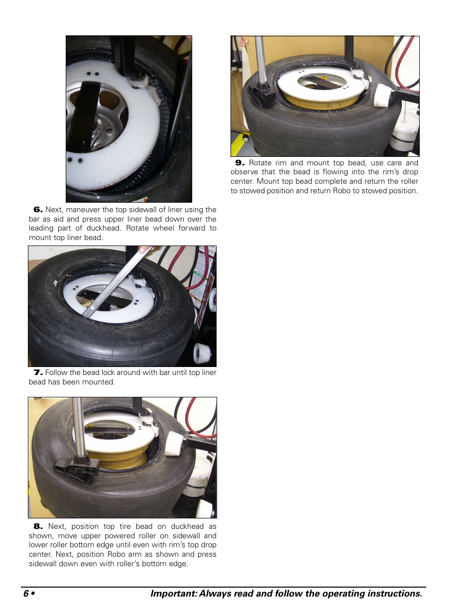 COATS Pit Tire Changer User Manual | Page 10 / 28