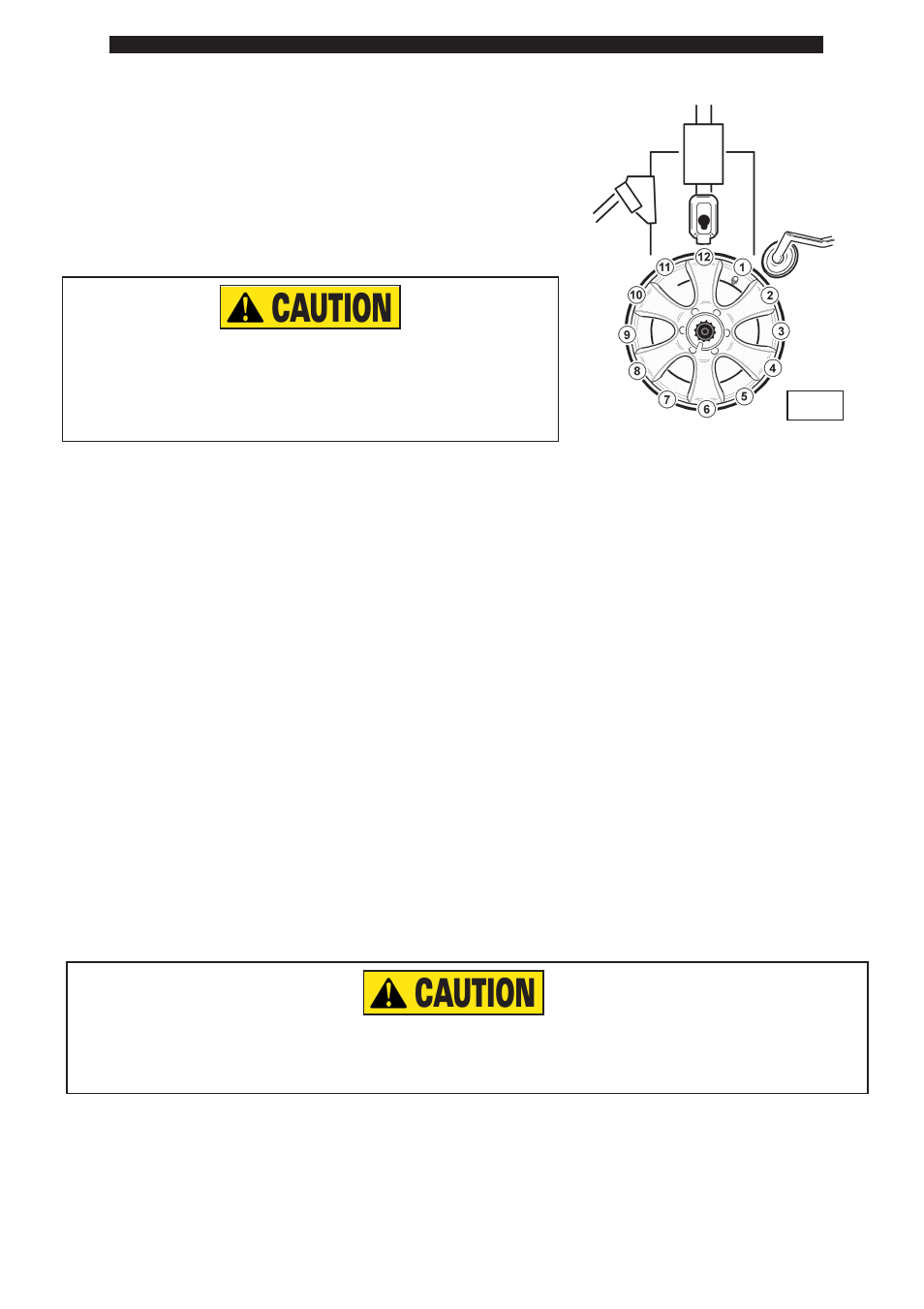 Caution | COATS ProGuard Leverless Plus Tire Changer User Manual | Page 20 / 42