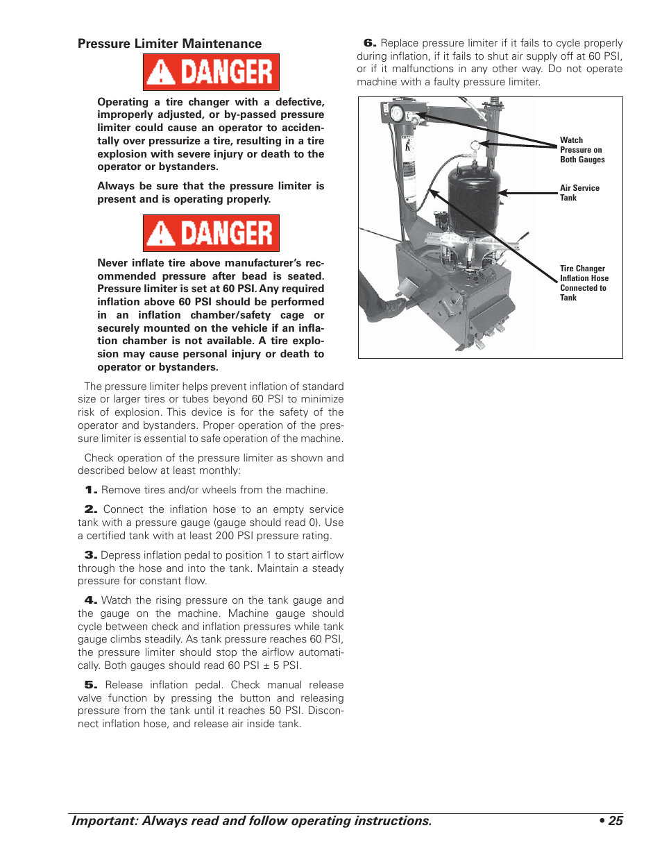 COATS RC150EX, RC200EX Tire Changer User Manual | Page 29 / 32