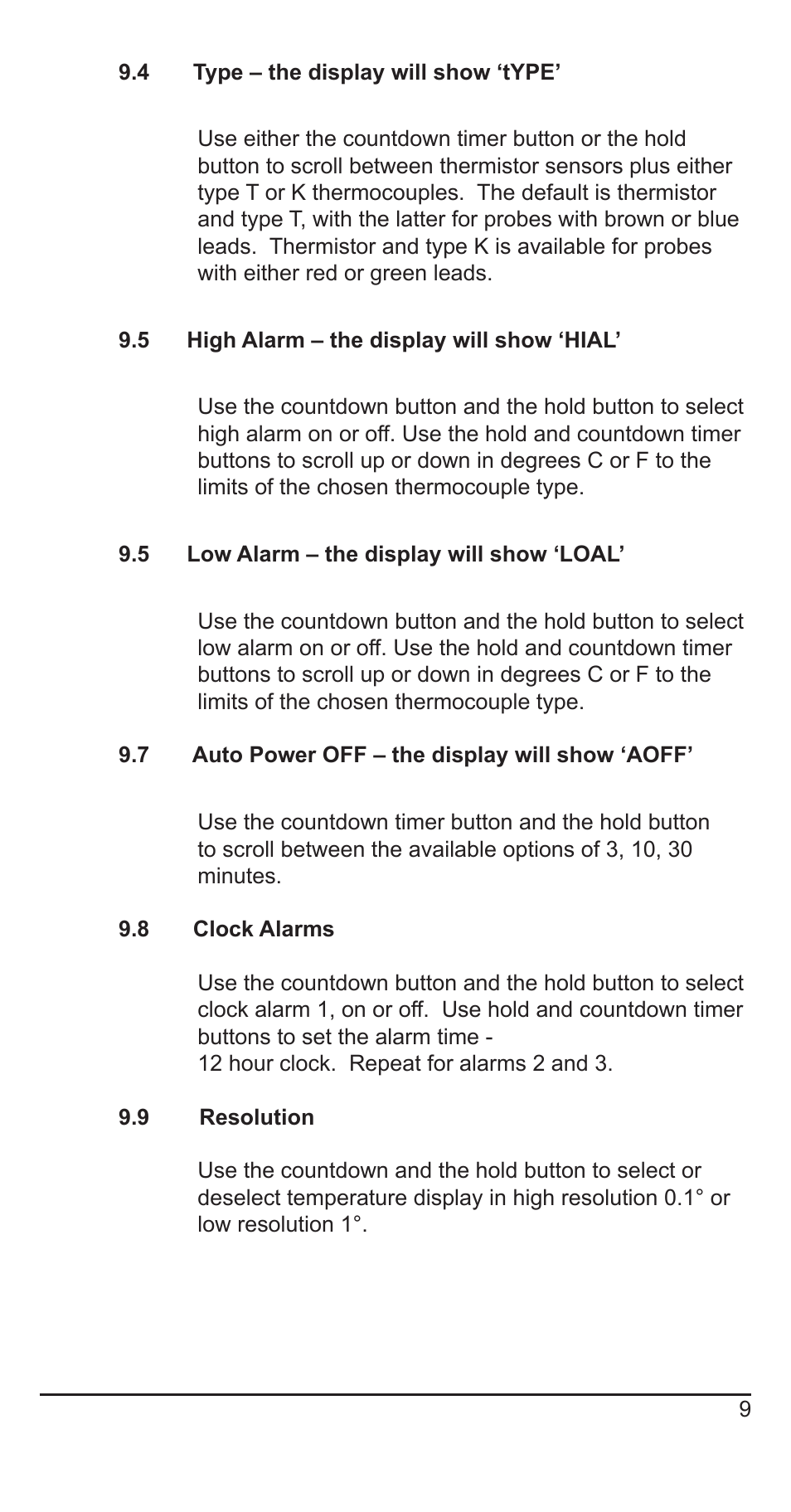 Comark N9005 User Manual | Page 10 / 18