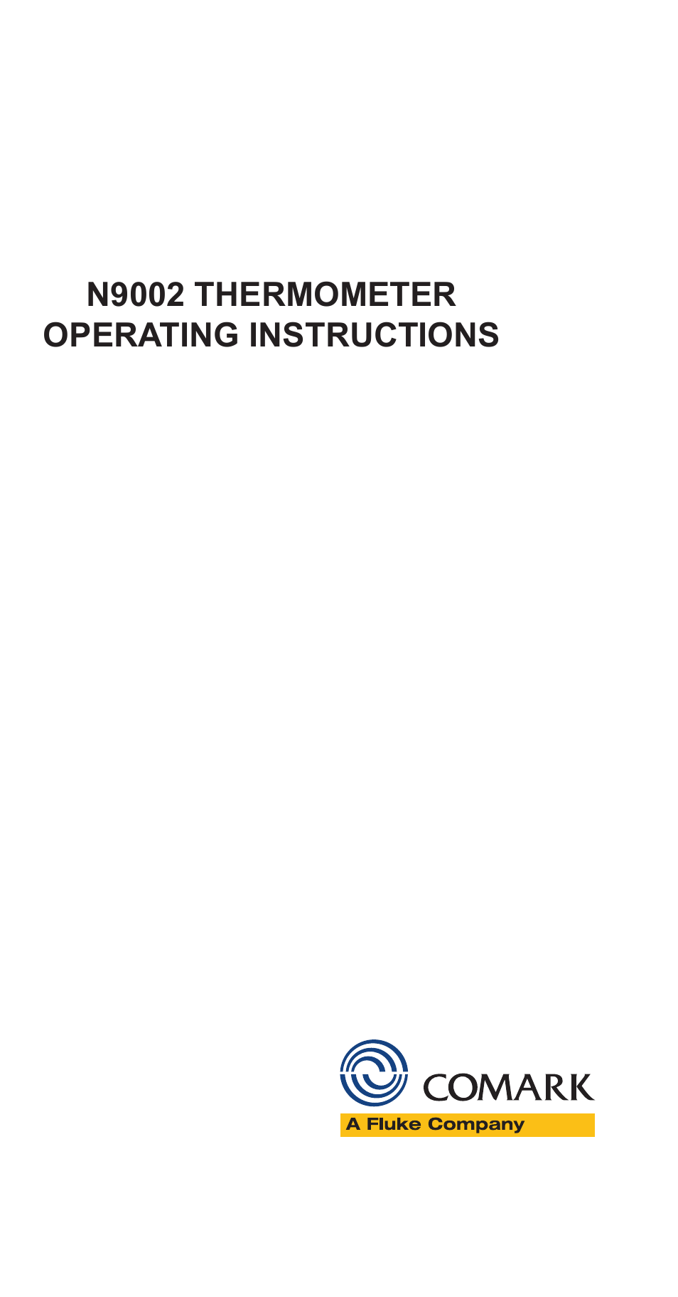 Comark N9002 User Manual | 14 pages