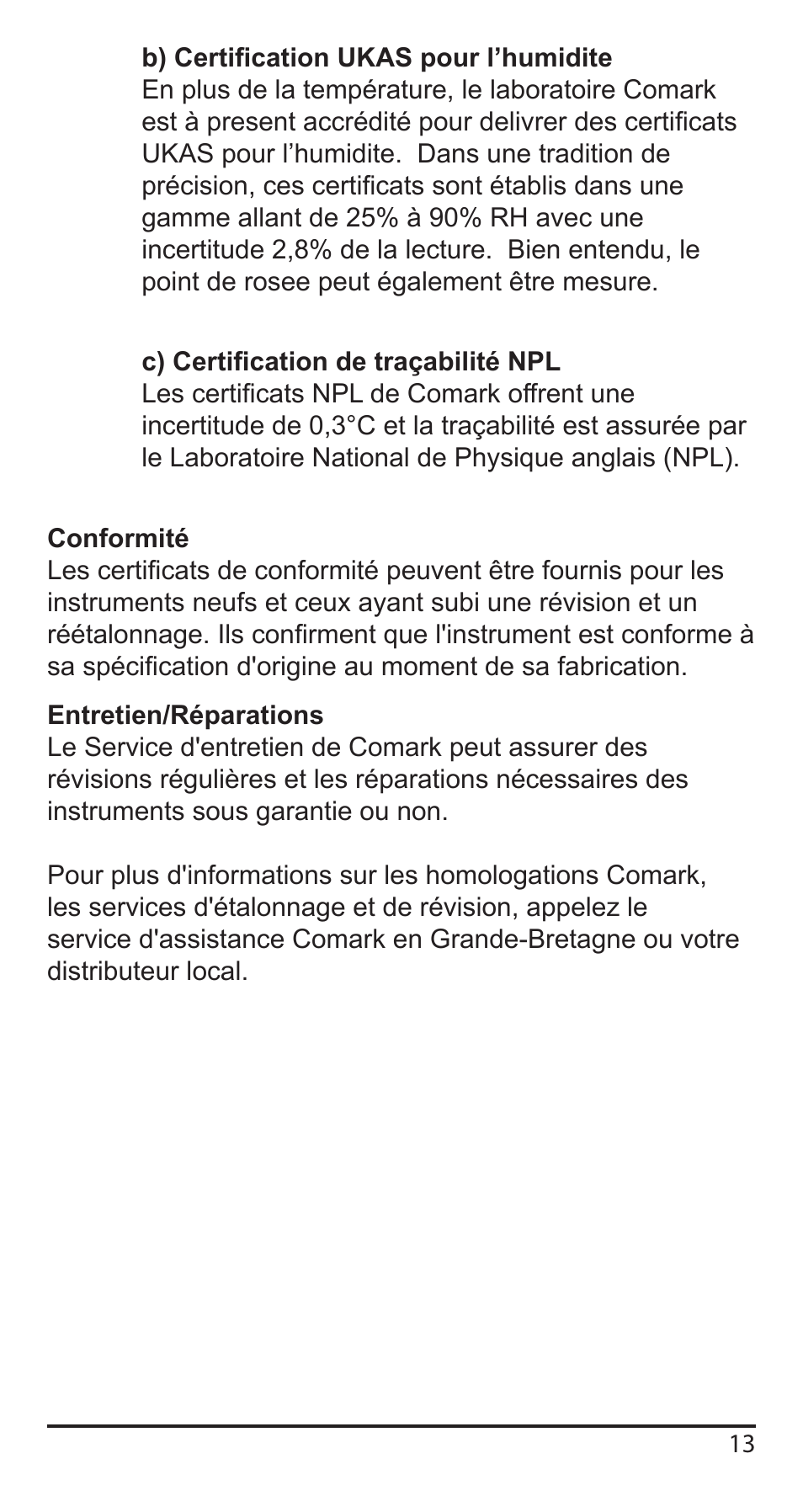 Comark KM340 User Manual | Page 14 / 42