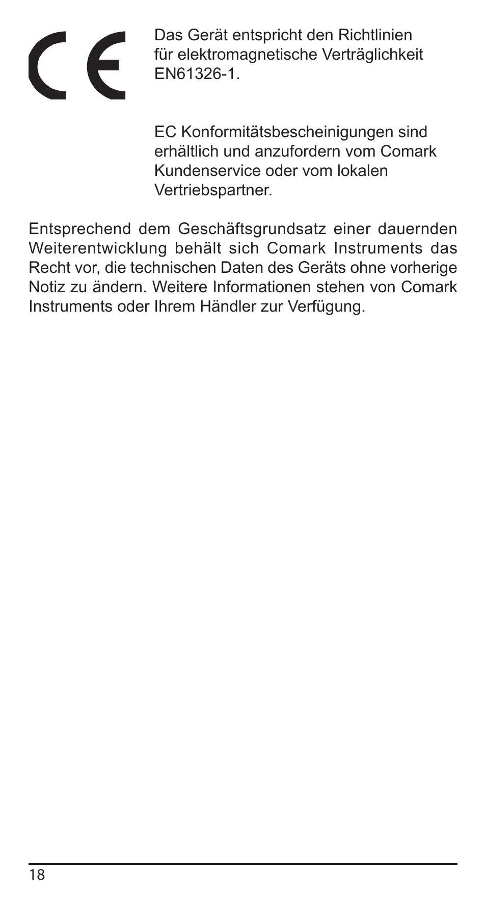 Comark KM340 User Manual | Page 19 / 42