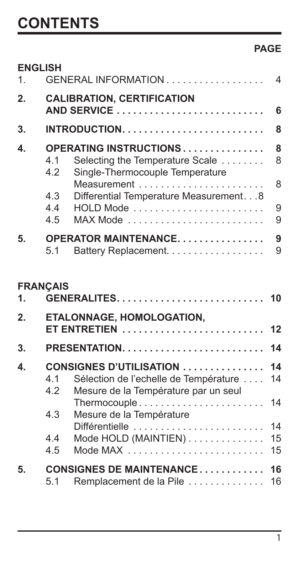 Comark KM340 User Manual | Page 2 / 42