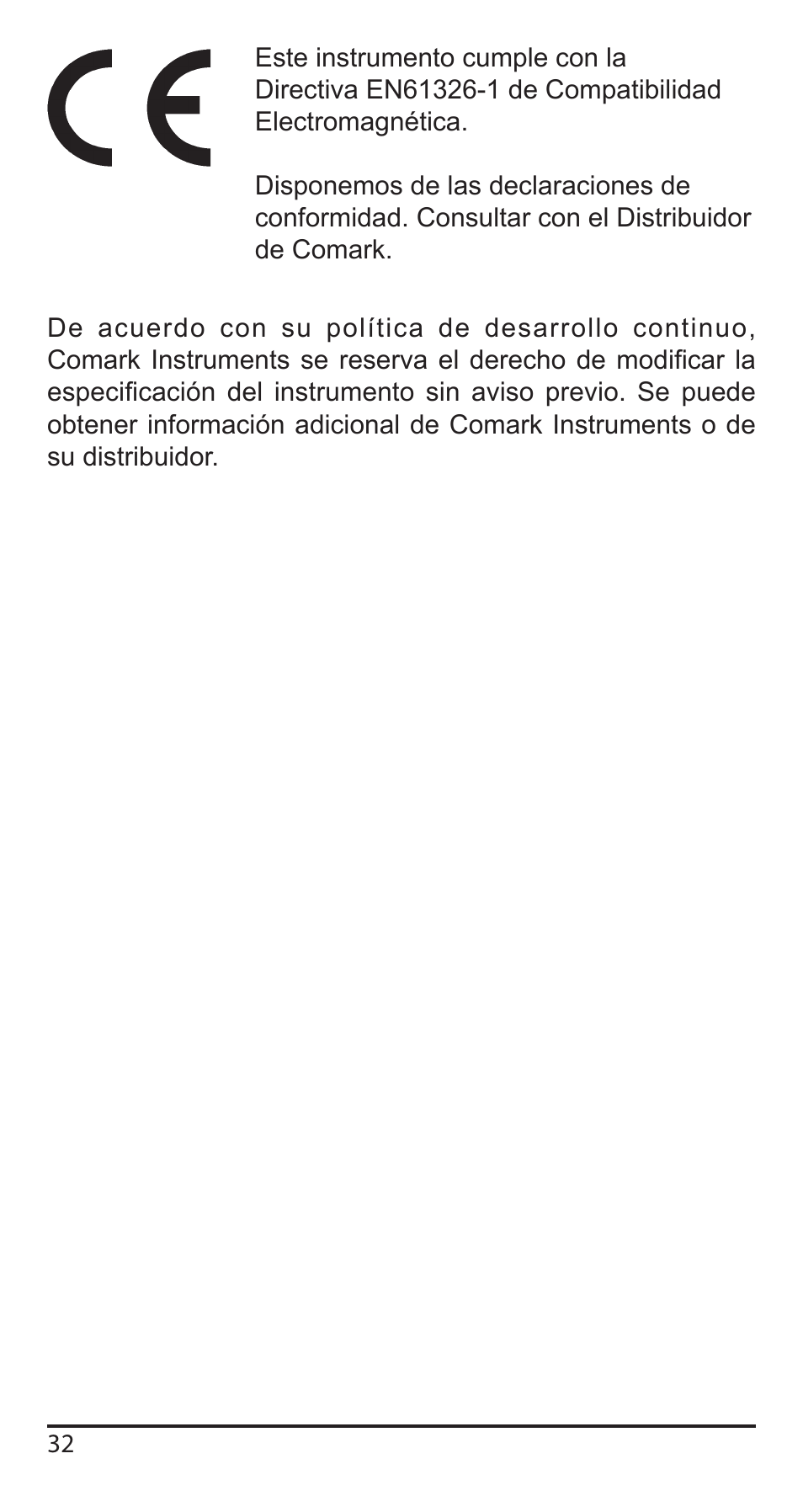 Comark KM340 User Manual | Page 33 / 42
