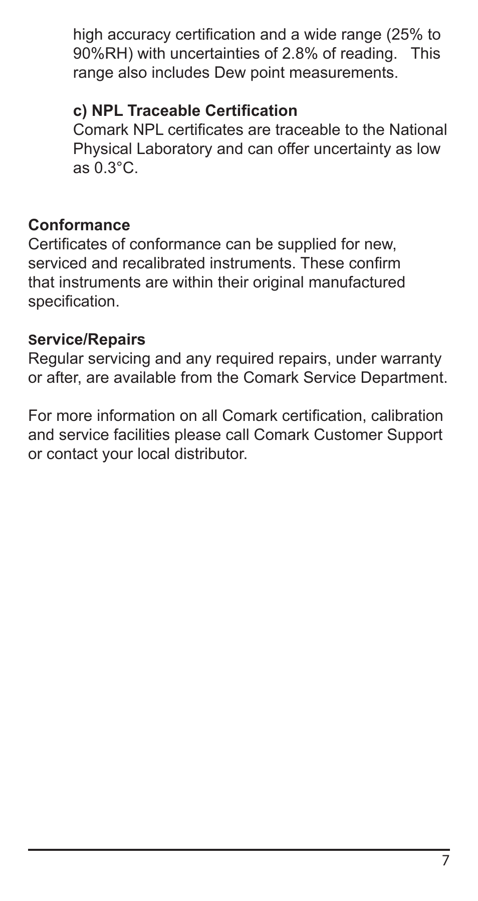 Comark KM340 User Manual | Page 8 / 42