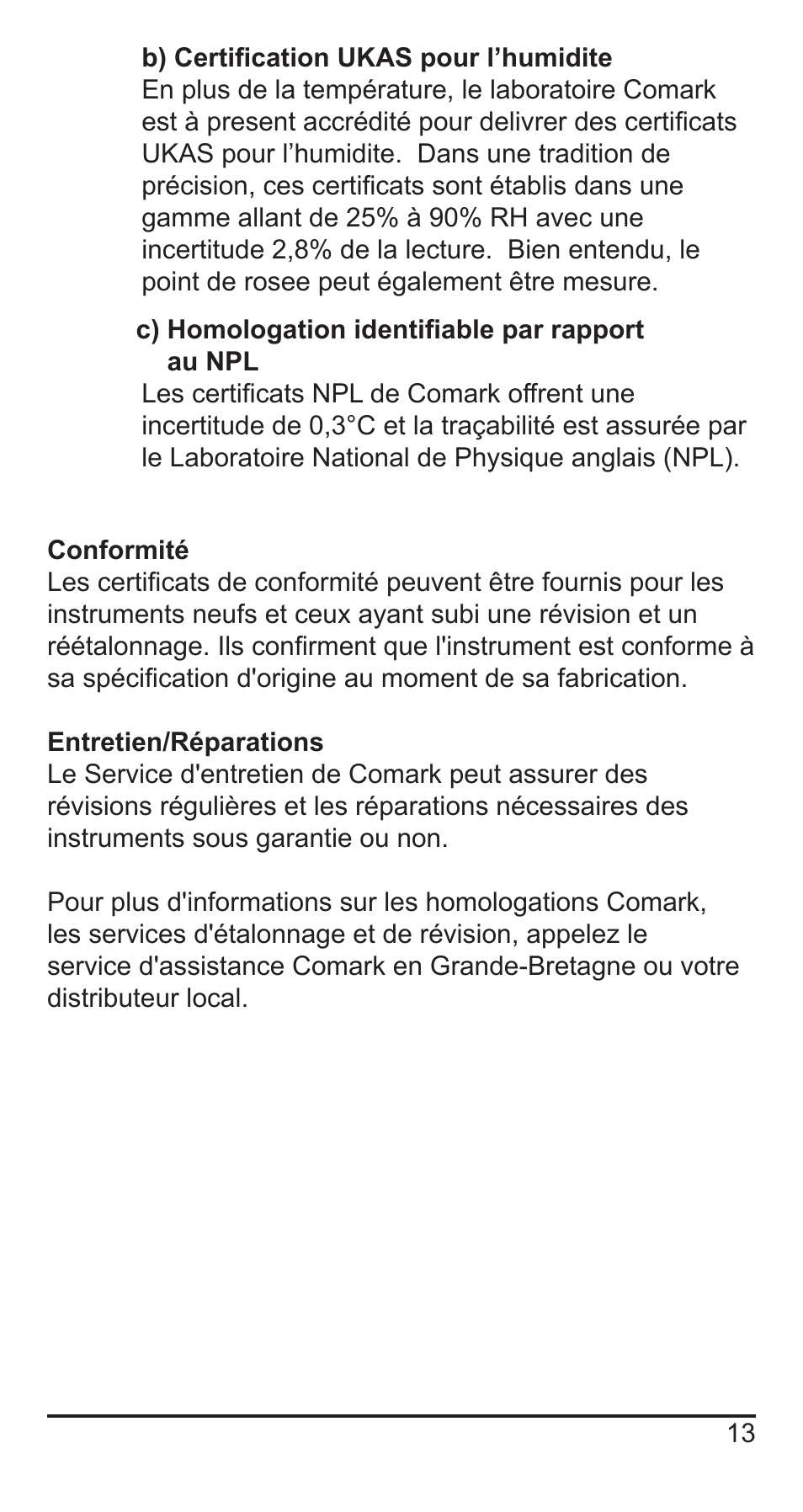 Comark KM330 User Manual | Page 14 / 42