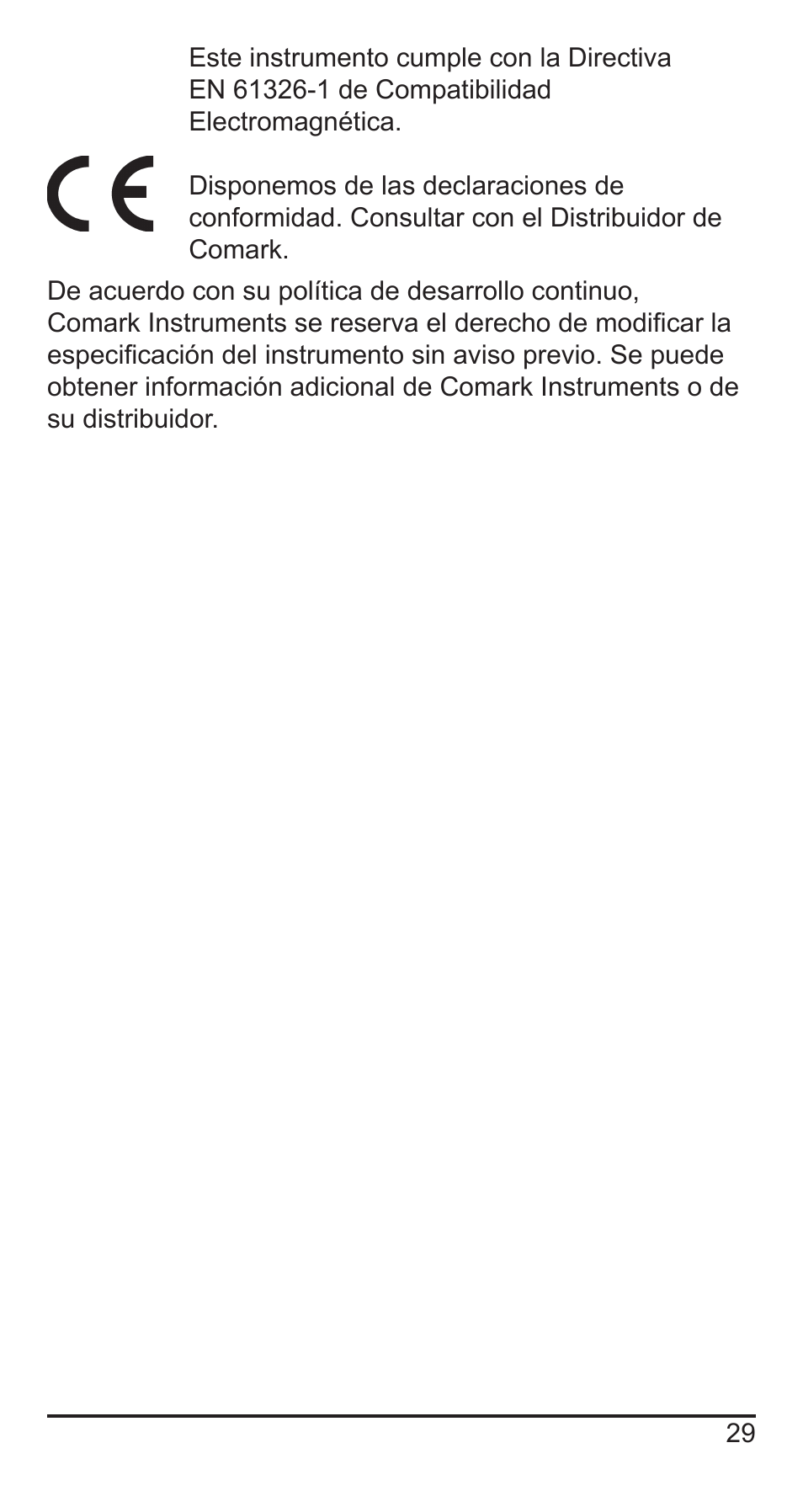 Comark KM330 User Manual | Page 30 / 42