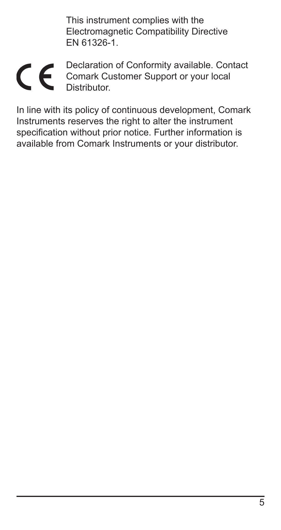 Comark KM330 User Manual | Page 6 / 42