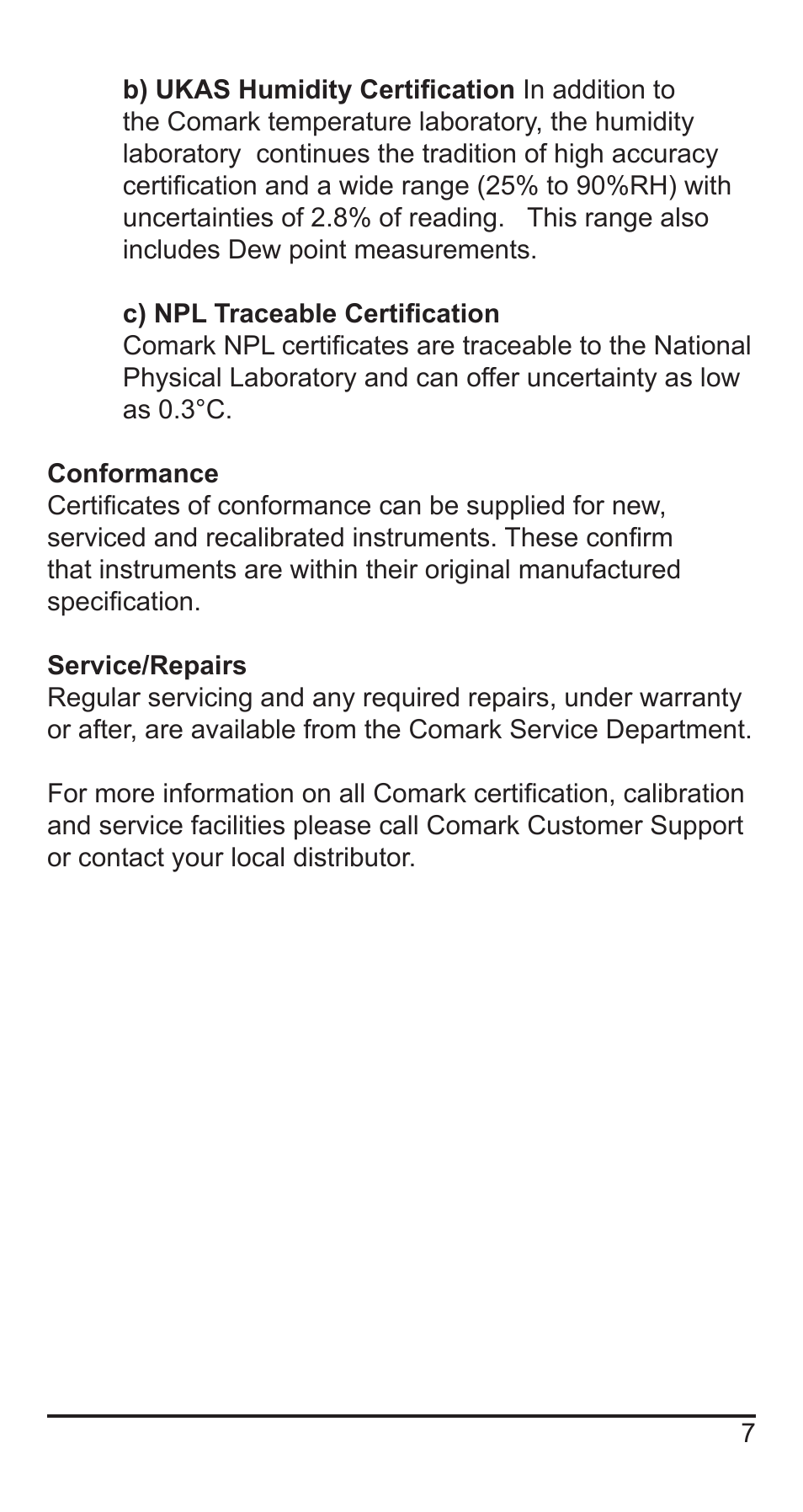 Comark KM330 User Manual | Page 8 / 42