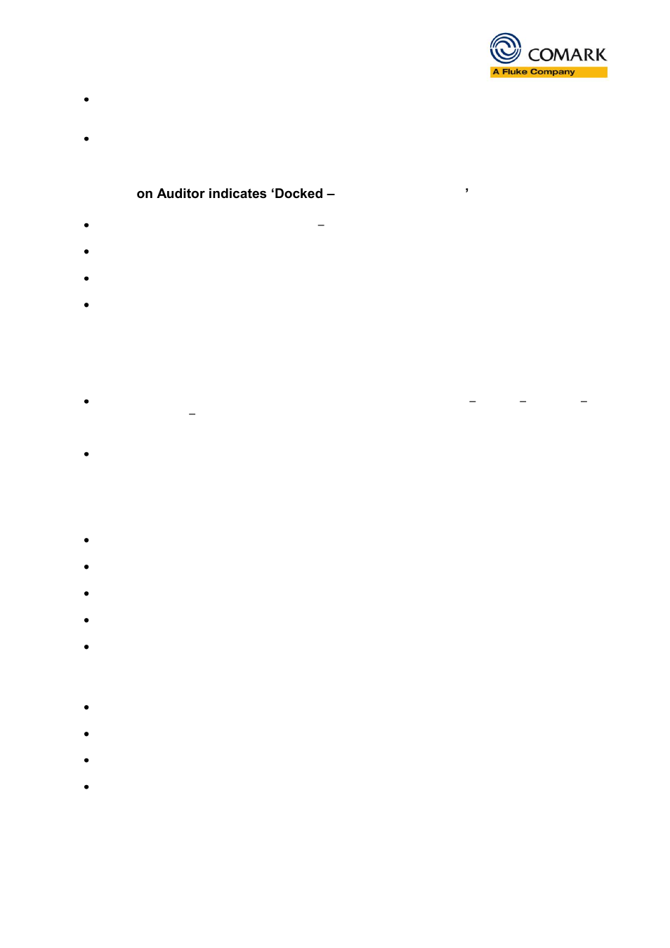 Comark N5001 Auditor General Guide User Manual | Page 2 / 3
