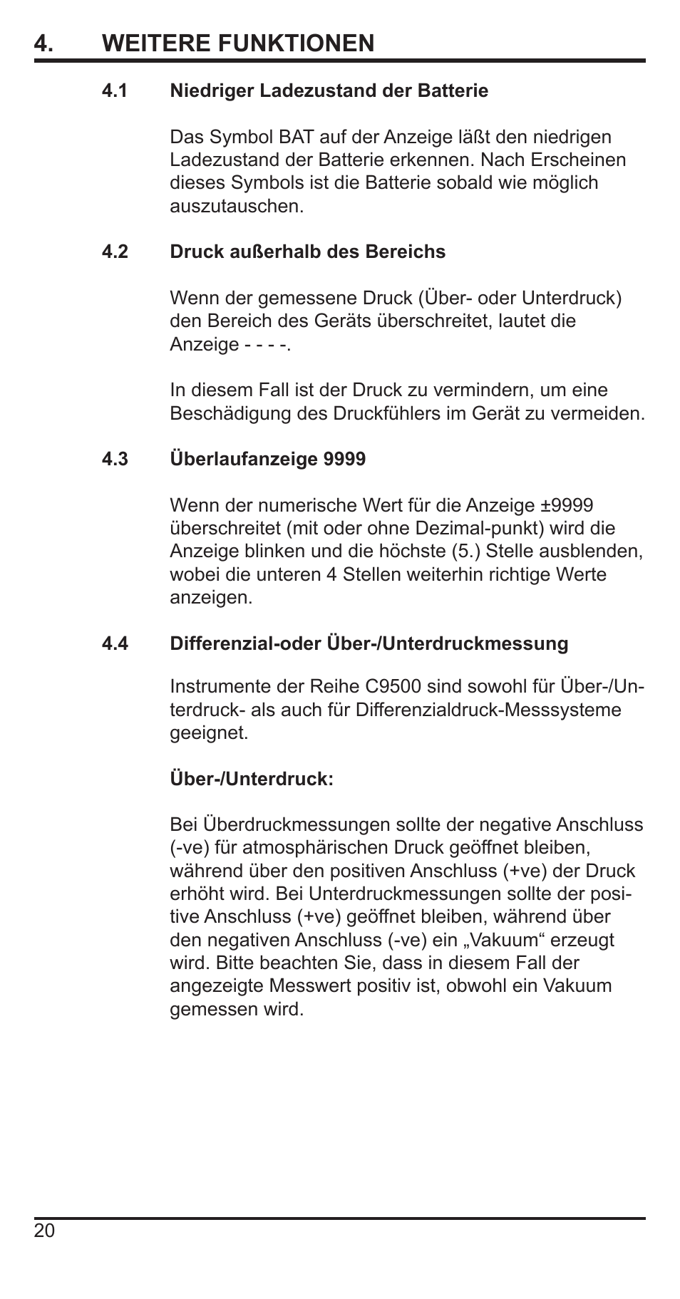 4 . weitere funktionen | Comark C9551 User Manual | Page 21 / 54